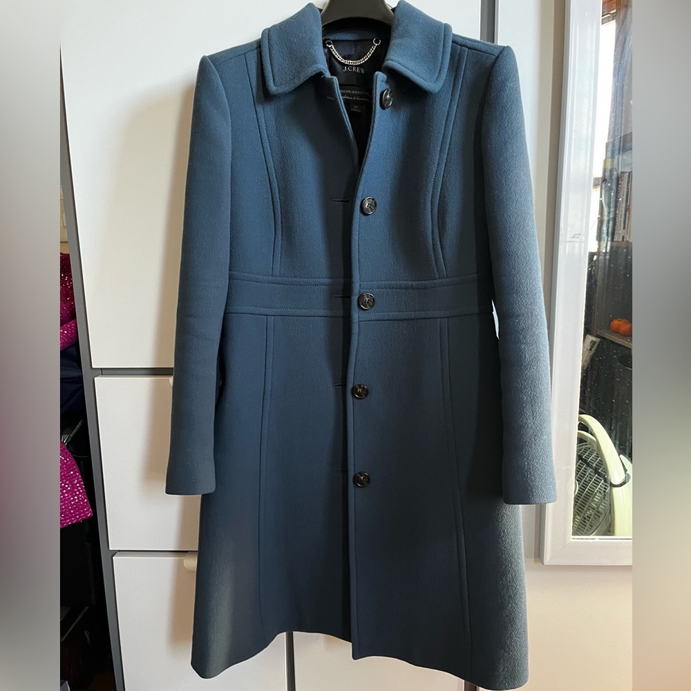 JCrew Lady Day Coat in Italian Melton Wool
